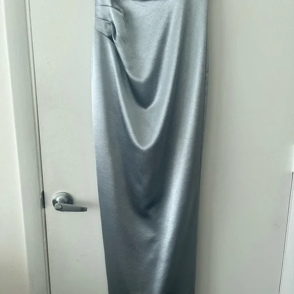 Adrianna Papell Satin Dress - Picture 3 of 8